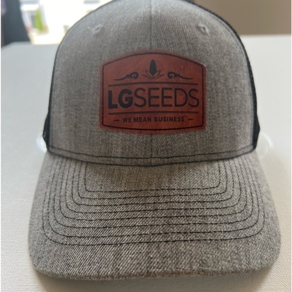 NWOT LG SEEDS Hat Cap Snap Back Adjustable Gray‎ Brown Pre Owned HT 78+116 (A1) - Picture 1 of 6